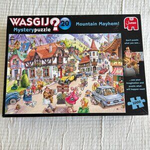 Wasgij Mystery Puzzle 20 Mountain Mayhem 1000 Piece Complete